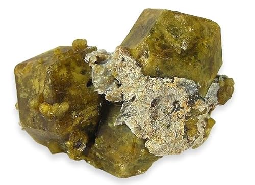 Generico CRIGEMA Pietra grezza minerale naturale per cristalloterapia meditazione cristalli (GROSSULARIA GRANATO VERDE 1-1,5 CM)
