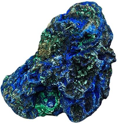 LABDIP decorazione della stanza Grandi dimensioni naturali belle azzurrite e malachite esemplari simbiotici pietre di cristallo e cristalli decorazione di cristallo (Size : 250-290g)