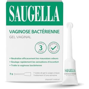 Saugella Vaginosi batterica Triplice effetto Gel Trattamento Vaginosi batterica Neutralizza i cattivi odori Allevia il disagio vaginale 7 tubi applicatori Saugella Vaginosi batterica Triplice effetto Gel Trattamento Vaginosi batterica Neutralizza i cattivi odori Allevia il disagio vaginale 7 tubi applicatori