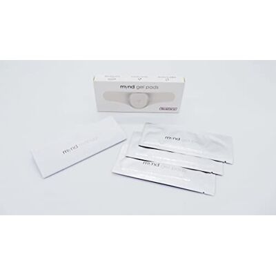 Tenscare Mynd elettrodi di ricambio 3 cerotti gel per dispositivo TENS emicrania, riutilizzabili, ipoallergenici e senza lattice Tenscare Mynd elettrodi di ricambio 3 cerotti gel per dispositivo TENS emicrania, riutilizzabili, ipoallergenici e senza lattice