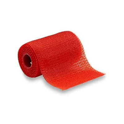 3M Sosft-Cast, Benda Sintetica, Semirigida, Trama Sintetica in Fibra di Vetro, Resina Poliuretanica, Catalizzatore Aminico, Colore Rosso, Misura 7.5 cm x 3.65 m, Confezione da 10 Unità 3M Sosft-Cast, Benda Sintetica, Semirigida, Trama Sintetica in Fibra di Vetro, Resina Poliuretanica, Catalizzatore Aminico, Colore Rosso, Misura 7.5 cm x 3.65 m, Confezione da 10 Unità