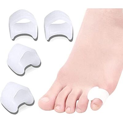 Generic Separatore Dita Piedi Mignolo Silicone, 4 Pezzi Separatori Distanziatori Mignolo, Divaricatore Per Le Dita Dei Piedi, Proteggi Mignolo, Per Evitare Sfregamenti E Alleviare La Pressione Generic Separatore Dita Piedi Mignolo Silicone, 4 Pezzi Separatori Distanziatori Mignolo, Divaricatore Per Le Dita Dei Piedi, Proteggi Mignolo, Per Evitare Sfregamenti E Alleviare La Pressione