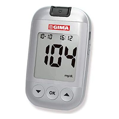 GIMA Misuratore Glicemia Glucometro Kit Completo Per Il Controllo e Il Monitoraggio Del Glucosio Nel Sangue Con 10 Strisce Soluzione Di Controllo 10 Lancette Sterili Penna Pungidito, GB,FR,ES,PT GIMA Misuratore Glicemia Glucometro Kit Completo Per Il Controllo e Il Monitoraggio Del Glucosio Nel Sangue Con 10 Strisce Soluzione Di Controllo 10 Lancette Sterili Penna Pungidito, GB,FR,ES,PT