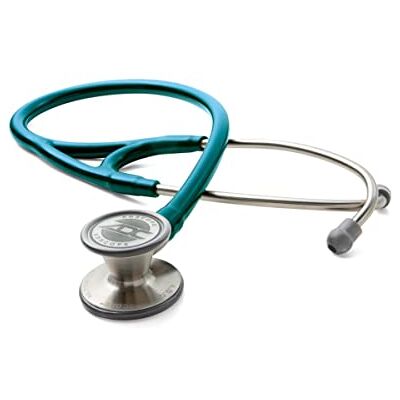 ADC Adscope 601, Stetoscopio cardiologico con testina convertibile, Caraibico metallizz ADC Adscope 601, Stetoscopio cardiologico con testina convertibile, Caraibico metallizz