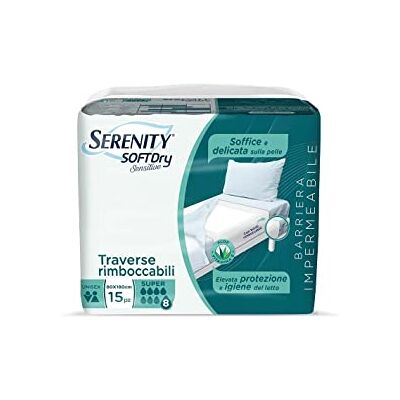 Serenity traverse 80x180 con dermoprotezione Aloe 15pz Serenity traverse 80x180 con dermoprotezione Aloe 15pz