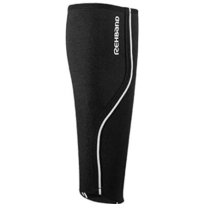 Rehband Fascia QD per tibia e polpaccio, taglia XS/S/M/L/XL fascia in neoprene da 3 mm per corsa, arrampicata e pallamano, protezione tibiale a vestibilità precisa, Colore:Nero, Misura:XL Rehband Fascia QD per tibia e polpaccio, taglia XS/S/M/L/XL fascia in neoprene da 3 mm per corsa, arrampicata e pallamano, protezione tibiale a vestibilità precisa, Colore:Nero, Misura:XL