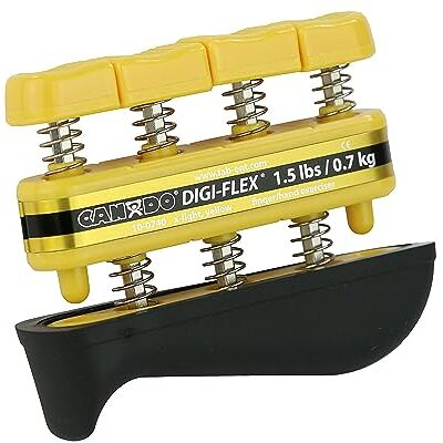 Cando Allenatore di Mano e Dito - Giallo - Rinforzatore di Mani e Dita Cando Allenatore di Mano e Dito - Giallo - Rinforzatore di Mani e Dita