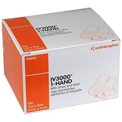 Smith & Nephew Opsite I. V. 3000 sterile, 7 x 9 cm port (100 pz.) Smith & Nephew Opsite I. V. 3000 sterile, 7 x 9 cm port (100 pz.)
