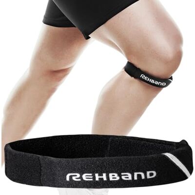 Rehband Fascia Rotulea Sportiva, Fascia per il Ginocchio della Rotula con Cuscinetto a Pressione, Fascia Rotulea per Corsa, Calcio, Pallamano, Tennis, Colore:Nero, Misura:S/M Rehband Fascia Rotulea Sportiva, Fascia per il Ginocchio della Rotula con Cuscinetto a Pressione, Fascia Rotulea per Corsa, Calcio, Pallamano, Tennis, Colore:Nero, Misura:S/M