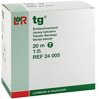 Lohmann & Rauscher 24005 Bandatura Tubolare TG Taglia 7 Bianco 20m lunghezza Lohmann & Rauscher 24005 Bandatura Tubolare TG Taglia 7 Bianco 20m lunghezza