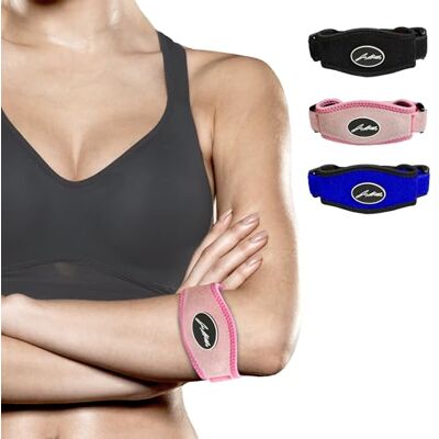 Dr. Arthritis Tutore Epicondilite Gomito Ideato da Medici – Gomitiera per Epicondilite Adatta per Avambraccio Destro e Sinistro – Allevia i Sintomi del Gomito del Tennista (Rosa, Confezione Singola, Taglia Unica) Dr. Arthritis Tutore Epicondilite Gomito Ideato da Medici – Gomitiera per Epicondilite Adatta per Avambraccio Destro e Sinistro – Allevia i Sintomi del Gomito del Tennista (Rosa, Confezione Singola, Taglia Unica)