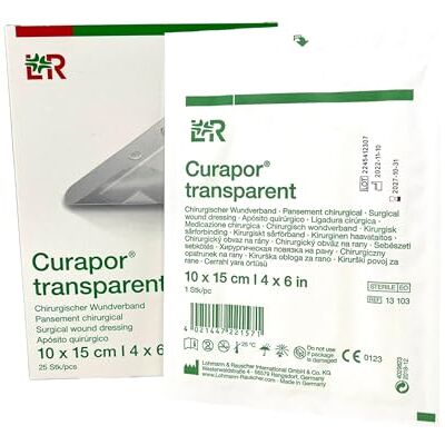 Lohmann & Rauscher CURAPOR Medicazione chirurgica sterile, 10 x 15 cm, confezione da 25 pezzi Lohmann & Rauscher CURAPOR Medicazione chirurgica sterile, 10 x 15 cm, confezione da 25 pezzi