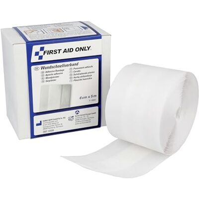 FIRST AID ONLY Nastro di pronto soccorso bianco - Nastro di pronto soccorso FIRST AID ONLY Nastro di pronto soccorso bianco - Nastro di pronto soccorso