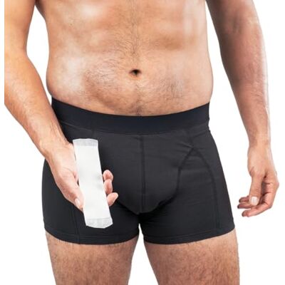 Molicare Pantaloni invisibili lavabili per incontinenza da uomo, con cuscinetti X-Change per una maggiore protezione, imbottitura discretamente nascosta nella tasca interna, taglia L, lavabile a 60 Molicare Pantaloni invisibili lavabili per incontinenza da uomo, con cuscinetti X-Change per una maggiore protezione, imbottitura discretamente nascosta nella tasca interna, taglia L, lavabile a 60