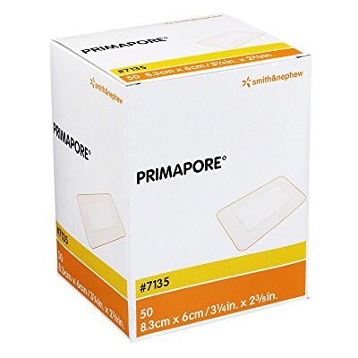 Smith & Nephew Primapore 7135 Associazioni, 8,3 cm x 6 cm (confezione da 50) Smith & Nephew Primapore 7135 Associazioni, 8,3 cm x 6 cm (confezione da 50)