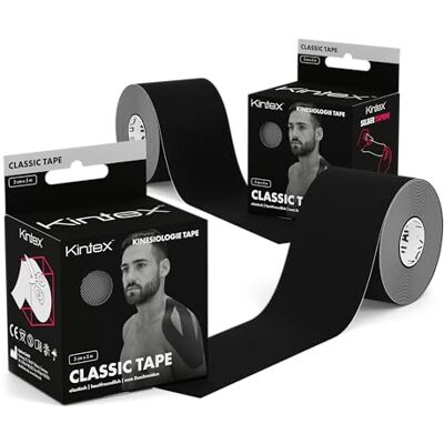 Nastro di kinesio Kintex nero - Nastro di kinesio Nastro di kinesio Kintex nero - Nastro di kinesio
