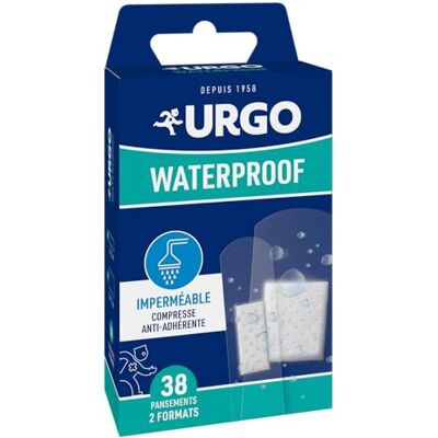 Urgo Medicazione impermeabile Impermeabile Compresse antiaderenti 2 formati 38 medicazioni Urgo Medicazione impermeabile Impermeabile Compresse antiaderenti 2 formati 38 medicazioni