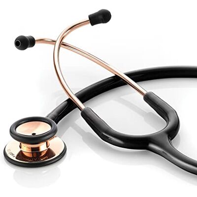 ADC Adscope 603 Stetoscopio clinico per uso pediatrico Oro rosa/Nero ADC Adscope 603 Stetoscopio clinico per uso pediatrico Oro rosa/Nero