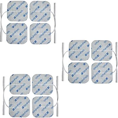 Stimpads TENS elettrodi per elettrostimolatore muscolare 12 5X5 cm con elettrodi a connessione a pin universale da 2mm affidabili e di alta qualità Dispositivo medico certificato da Motron NV Stimpads TENS elettrodi per elettrostimolatore muscolare 12 5X5 cm con elettrodi a connessione a pin universale da 2mm affidabili e di alta qualità Dispositivo medico certificato da Motron NV