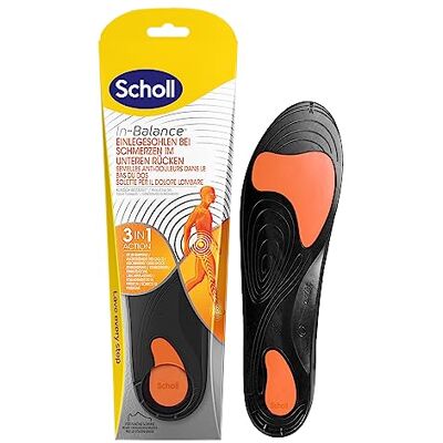 Dr. Scholl's Scholl Solette ortopediche in equilibrio per dolori lombari, sollievo dal dolore lombare, favorisce la salute del piede e il benessere, taglia 42,5-45 Dr. Scholl's Scholl Solette ortopediche in equilibrio per dolori lombari, sollievo dal dolore lombare, favorisce la salute del piede e il benessere, taglia 42,5-45