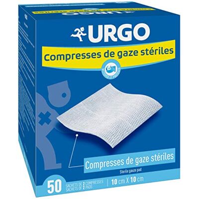 Urgo Sterile Gauze Compresses Box Of 50 Sachets Of, soluzione prodotto per uso quotidiano Urgo Sterile Gauze Compresses Box Of 50 Sachets Of, soluzione prodotto per uso quotidiano