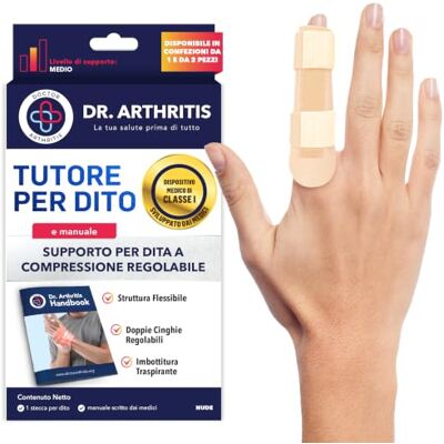 Dr. Arthritis Stecca per dita sviluppata da medici per il recupero di martello, distorsioni e lesioni, supporto per presa e raddrizzatore, supporto per dita rotte, per indice, medie, anelli, articolazioni mignolate Dr. Arthritis Stecca per dita sviluppata da medici per il recupero di martello, distorsioni e lesioni, supporto per presa e raddrizzatore, supporto per dita rotte, per indice, medie, anelli, articolazioni mignolate