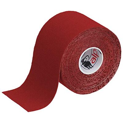ALPIDEX Nastro Kinesiologico Rosso 1 Rotolo 5m x 5cm Tape Sportivo Taping, cerotto, elastico, impermeabile, cotone, muscolare, ginocchio, caviglia, spalla, schiena, polso, gomito, viso, collo ALPIDEX Nastro Kinesiologico Rosso 1 Rotolo 5m x 5cm Tape Sportivo Taping, cerotto, elastico, impermeabile, cotone, muscolare, ginocchio, caviglia, spalla, schiena, polso, gomito, viso, collo