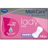 Molicare Premium Lady Pad, assorbente per incontinenza per donne con debolezza della vescica, Aloe Vera, 4,5 gocce, 14 pezzi