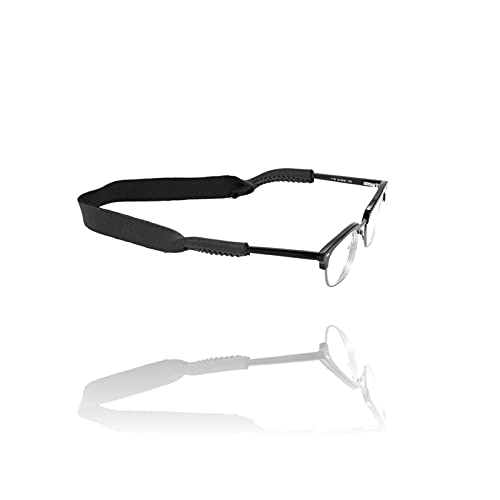 DAUERHAFT 5 colori 5 pezzi/set cinturino per occhiali, cavo per occhiali sportivi in ​​neoprene, cordino per occhiali anti-collisione antiusura, per i tuoi amici che indossano occhiali(Grigio)