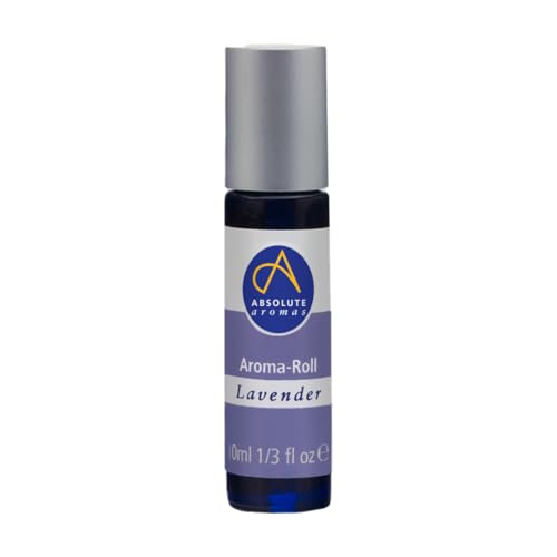 Absolute Aromas Aroma Roll-On Rullo Lavanda Con Olio Essenziale di Lavanda Biologico Puro al 100% Calmante e Leggero per Lenire ed Equilibrare