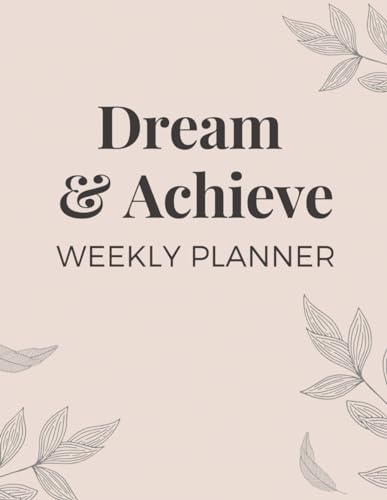 Boss Dream & Achieve Weekly Planner