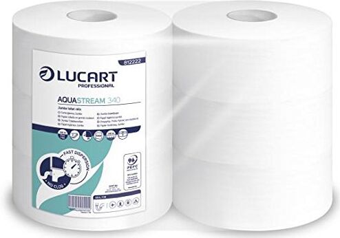 LUCART CARTAIGIENICA AQUASTREAM Mini Jumbo 12 Rotoli