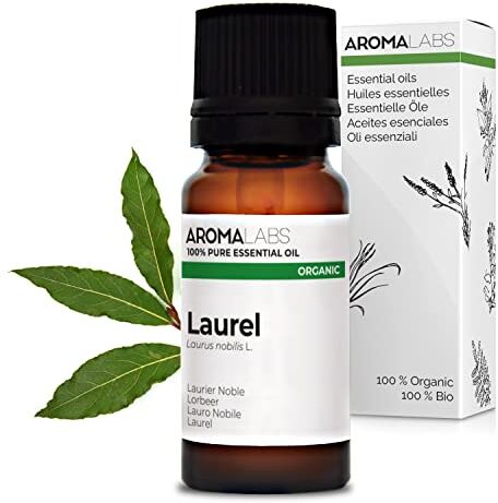 Aroma Labs BIO Olio essenziale LAURO NOBILE 10mL 100% Puro, Naturale, Chemiotipizzato e Certificato AB  (Marchio Francese)