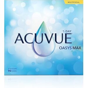 Acuvue OASYS MAX 1-Day Multifocal; Lenti a contatto giornaliere; Visione chiara e nitida a tutte le distanze e in ogni condizione di luce;-8.50 diottrie; BC 8.4; DIA 14.30; ADD Medium; 90 lenti Acuvue OASYS MAX 1-Day Multifocal; Lenti a contatto giornaliere; Visione chiara e nitida a tutte le distanze e in ogni condizione di luce;-8.50 diottrie; BC 8.4; DIA 14.30; ADD Medium; 90 lenti