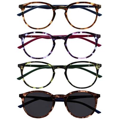 Occhiali da lettura unisex Opulize RRRS60-2562-300 - Protezione UV Occhiali da lettura unisex Opulize RRRS60-2562-300 - Protezione UV