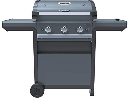 Campingaz Series Select S, BBQ a Gas, griglia Barbecue con 3 Acciaio Inox, 1 bruciatore a Lato, InstaClean Aqua, Culinary Modular System, 10.2 kW, Modello 2021, Gris