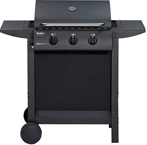 Enders San Diego 3 Barbecue a Gas a 3 bruciatori, Griglia a gas da esterno con Termometro BBQ, Piccola BBQ per Balcone o Giardino, Griglia da Campeggio, 30 mbar #