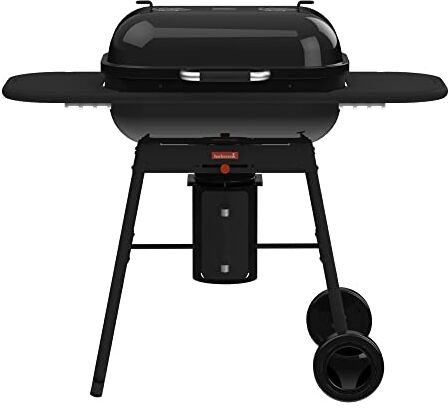 barbecook Magnus Premium, barbecue a carbone con 2 tavoli laterali, nero, 85x64x110cm