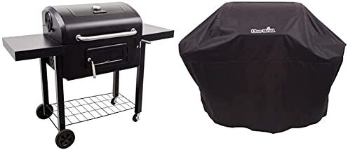 Char-Broil 3500 Barbecue A Carbonella Convective Performance, Nero & 140 766 Copertura per Grill Barbecue con 3-4 Fuochi, Nero