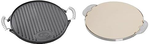 Outdoorchef 18.211.58 Griddle, Plate, 420 & 18.211.94 Pietra per Pizza, 420/480