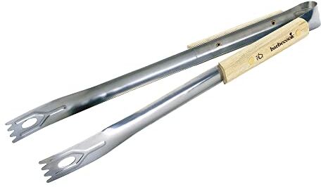 barbecook pinze per BBQ, pinze per Barbecue Pinze di Lusso, Acciaio Inox/Palla, 40 cm