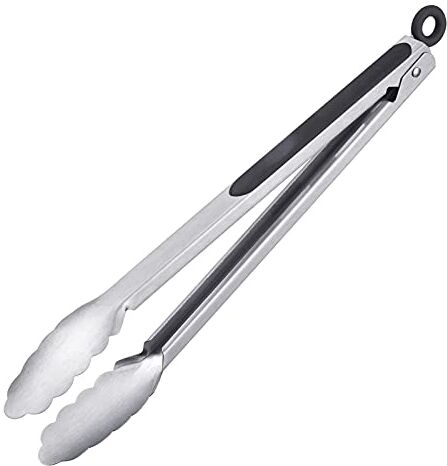 Westmark Pinza per Grigliare e Servire, Con Manici in Acciaio Inox e Impugnature Gommate, Lunghezza: 35 cm, Acciaio Inossidabile/Plastica, Classic Spezial Maxi, Argento/Nero,