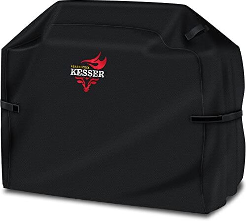 KESSER ® Copertura per griglia per Barbecue Premium Copertura per Grill a Gas Cappa Grigliata Resistente alle intemperie Weber, Brinkmann, Char Copertura Protettiva per griglia Copertura Protettiva