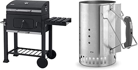 Tepro 1164 Toronto Click 2019 Barbecue A Carbone, Acciaio Inox, Antracite & Weber 7416 Camino Starter