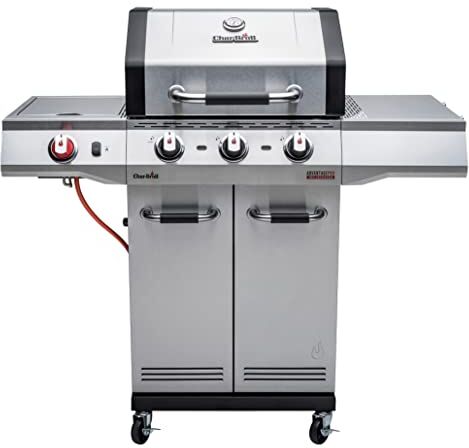 Char-Broil Advantage PRO S 3 – Barbecue a gas a 3 bruciatori con bruciatore Sear in ceramica e padella per grigliare