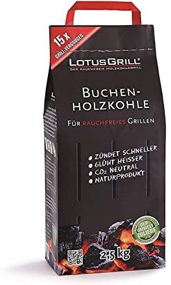 LotusGrill Carbonella di Legno di Faggio da 2,5 Kg