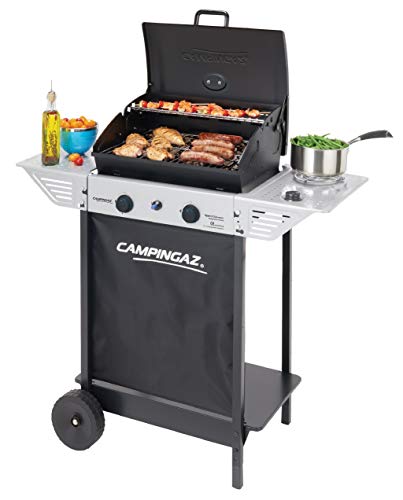 Campingaz Bbq A Roccia Lavica Xpert 100 Ls Plus Rocky, 98 X 48 X 124 Cm, Nero/Argento, ‎98 x 48 x 124 cm, 18 Kg