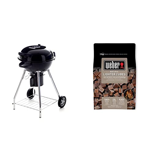 sochef G20040210 Barbecue Pupo 47 & Weber 17612 Cubetti accendifuoco 48 pastiglie sul marrone