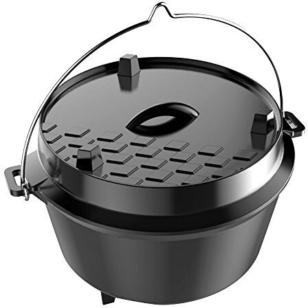 Tepro Accessorio Grill Cast Dutch Oven M, capacità: Circa 8 Litri