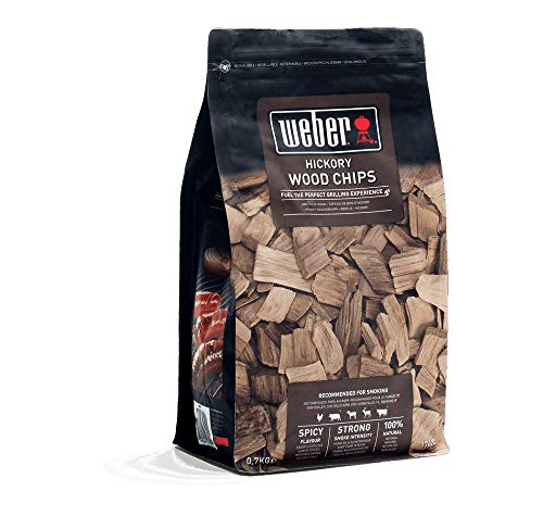 Weber Legno per affumicatura Chips-Hickory, Marrone
